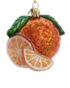 Kurt Adler 3.25in Noble Gems Orange Glass Ornament In Multicolor