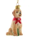 Kurt Adler 3.5in Goldendoodle Glass Ornament In Brown