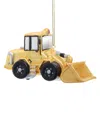 Kurt Adler 3in Glass Bulldozer Ornament In Yellow