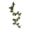 Kurt Adler 4-foot Needle Pine Rope Garland With Pinecones In Green
