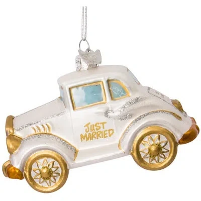 Kurt Adler 4 Piece Noble Gems Wedding Hanging Figurine Ornament Set In Multicolor