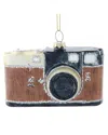 Kurt Adler 4.25in Glass Camera Ornament In Multi