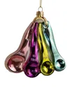 Kurt Adler 4.25in Glass Measuring Spoons Ornament In Multi