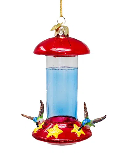 Kurt Adler 4.5in Hummingbird Feeder Ornament In Multi