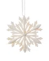 Kurt Adler 4in Elegant Snowflake W/swarovski Elements Ornament