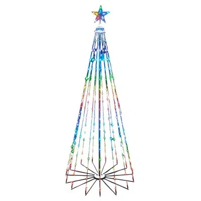 Kurt Adler 5' 7" H Multicolor Christmas Tree With Led Lights