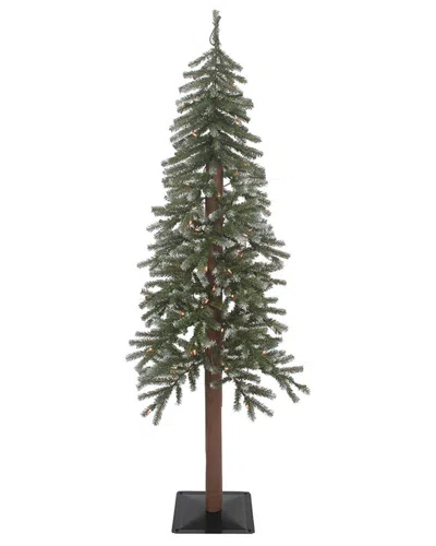 Kurt Adler 5-foot Pre-lit Alpine Tree In Green