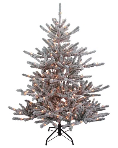Kurt Adler 5-foot Pre-lit Clear Incandescent Vail Pine Tree In Green