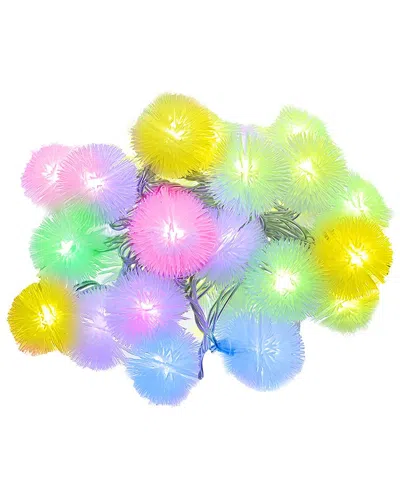 Kurt Adler 50-light Spiked Snowball Double Flash Light Set In Multi