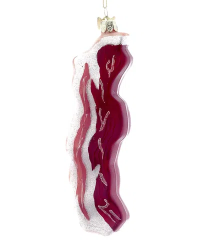Kurt Adler 5.75in Noble Gems Glass Bacon Ornament In Multicolor
