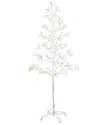 Kurt Adler 5ft White Birch Tree With Warm White Led 8 Function Lights In White
