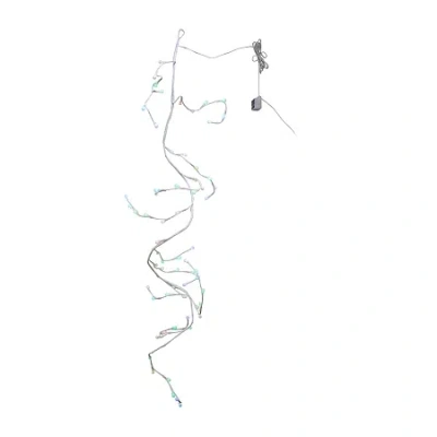 Kurt Adler 6-foot 66-light Gumball Led White Garland