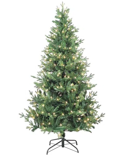 Kurt Adler 6-foot Pre-lit Clear Incandescent Jackson Pine Tree In Green