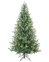 Kurt Adler 6-foot Warm White Led Jackson Pine Tree In Green