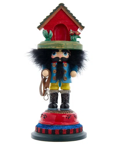 Kurt Adler 6-inch Hollywood White & Silver Swarovski King Nutcracker Ornament In Multi