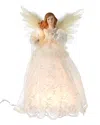 Kurt Adler 6.2in 10-light Ivory Angel Treetop