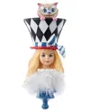 Kurt Adler 6.88in Resin Hollywood Hats Alice Ornament