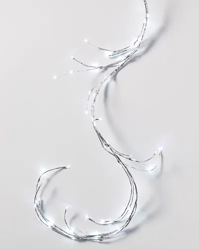 Kurt Adler 6ft Led Twinkle Silver Branch Garland