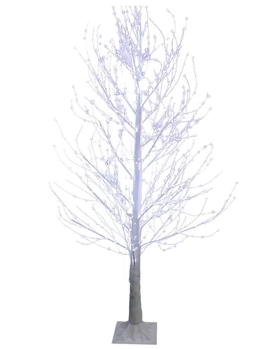 Kurt Adler 6ft Winter White Twig Tree & 1300 Cool White Fairy Led Lights
