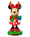 Kurt Adler 6" Disney Minnie Mouse With Tree Nutcracker