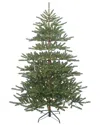 Kurt Adler 7-foot Pre-lit Warm White Led Mountain Pine Tree In Green
