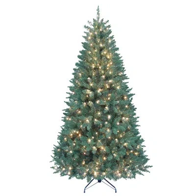 Kurt Adler 7' Green Pine Christmas Tree With 350 Clear/white Lights