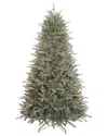 Kurt Adler 7.5-foot Pre-lit Blue Spruce Tree In Green