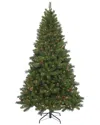 Kurt Adler 7.5ft Pre-lit Clear Burlington Spruce In Green