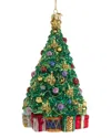 Kurt Adler 7.5in Bellissimo Glass Christmas Tree Ornament