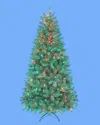 Kurt Adler 7ft Pre-lit Pine Tree With Multi-colored Lights