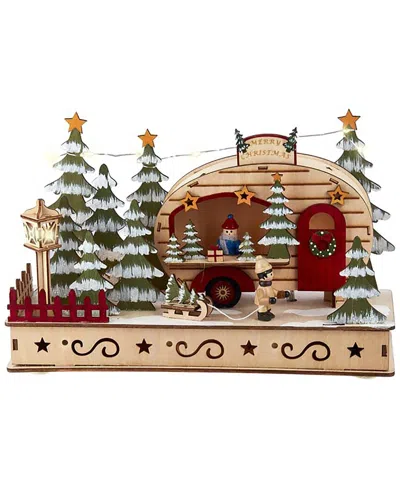 Kurt Adler 7in Light-up Led Camping Scene