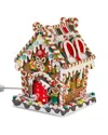 Kurt Adler 8 5/8in Gingerbread House With C7 Ul Lit Gingerbread