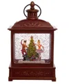 Kurt Adler 8" Battery-operated Lit Nutcracker Swirl Water Lantern In Multicolored