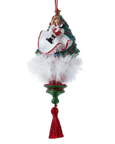 Kurt Adler 8-inch Holly Hats Clara Ornament In Multi