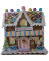 Kurt Adler 8.07-inch Battery Operated Led Lighted Gingerbread Bubblegum Factory