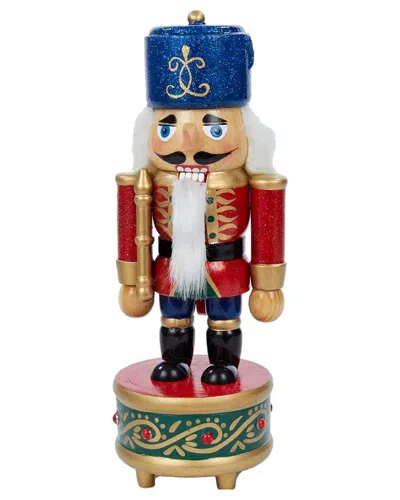 Kurt Adler 8.5-inch Wooden Musical Soldier Nutcracker In Multi