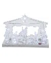 Kurt Adler 8.7in Lite-up Nature Scene Tablepiece