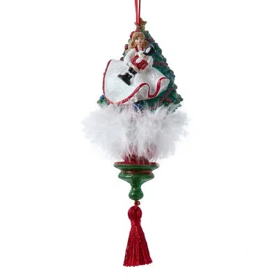 Kurt Adler 8-inch Holly Hats Clara Ornament In Multicolored
