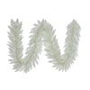 Kurt Adler 9-foot Iridescent Garland In White