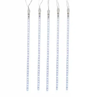 Kurt Adler 90-light 5 Pieces Meteor Shower Snowfall Set In Pink