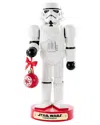 Kurt Adler 9.5-inch Stormtrooper With Ball Ornament Nutcracker In White