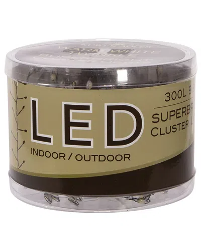 Kurt Adler 9.8ft 300-light Warm White Led Fairy Light Cluster Garland