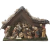 Kurt Adler 9â½" Musical Led Nativity Set With Figures And Stable In Multi