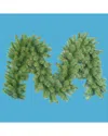 Kurt Adler 9ft Un-lit Vanderbilt Garland In Green
