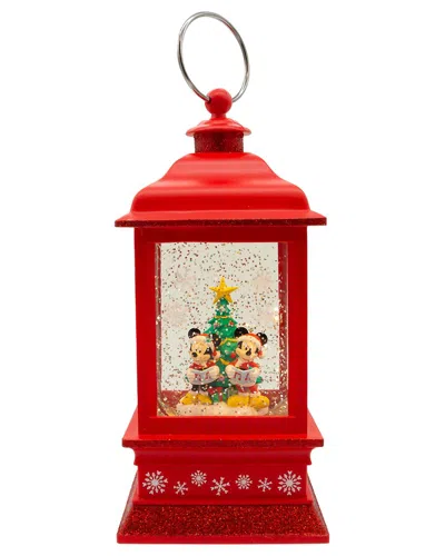 Kurt Adler 9in Battery-operated Disney© Mickey & Minnie Spinning Musical Light-up Lantern