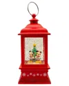 Kurt Adler 9in Battery-operated Disney© Mickey & Minnie Spinning Musical Light-up Lantern