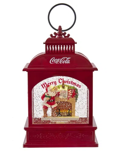 Kurt Adler 9in Battery-operated Led Coke Santa Lantern