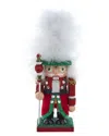 Kurt Adler 9in Hollywood Nutcrackers Red In Red