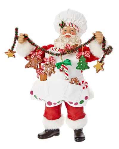 Kurt Adler A Christmas Chef Santa In White