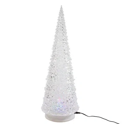 Kurt Adler Acrylic Led Tree In Clear